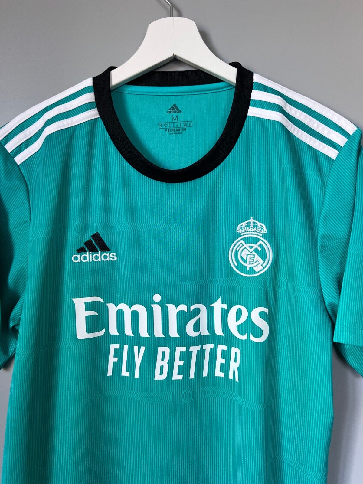 Real Madrid Jersey 21/22 Third Football Soccer Shirt H40951 Adidas Mens Size M