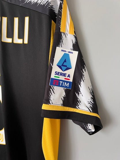 Locatelli Juventus Jersey 23/24 Away Football Soccer Shirt Adidas Mens Size L