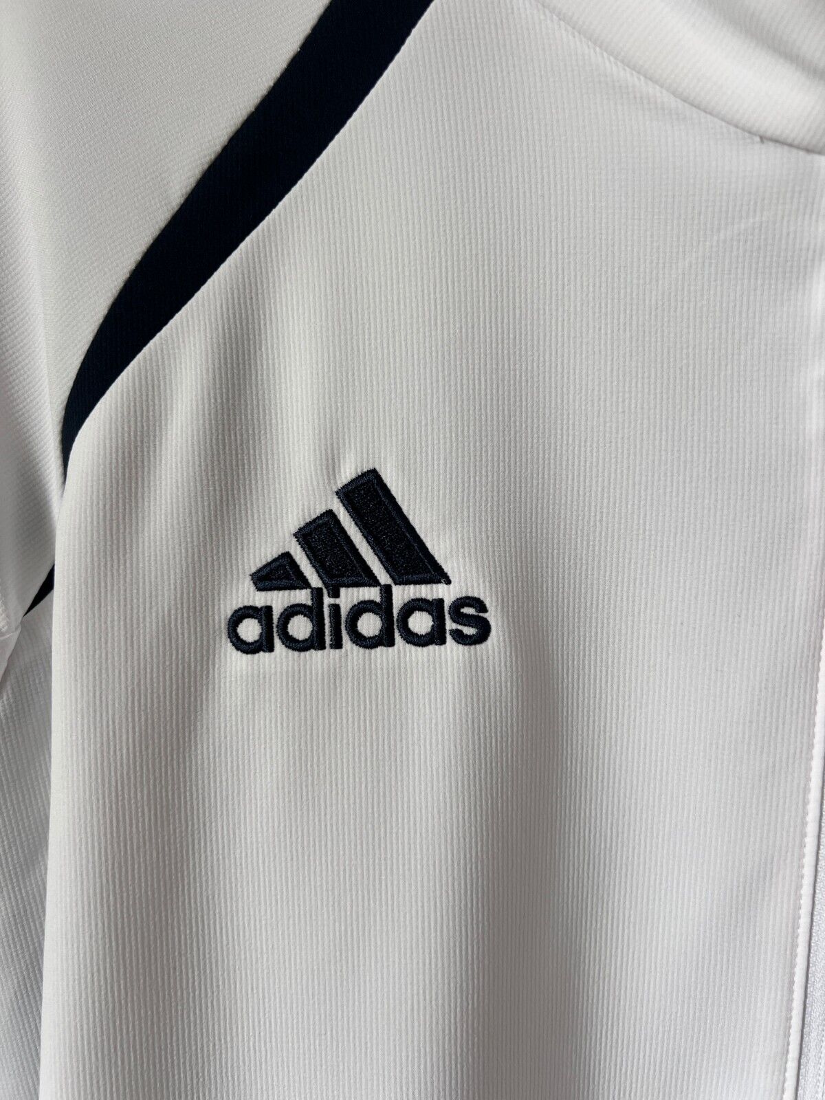 Real Madrid Teamgeist Jacket 2006x2021 White Soccer Adidas HA2537 Mens Size XXL