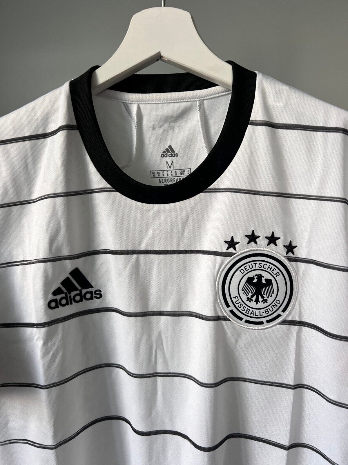 Germany Jersey 2020 Home Soccer Football Shirt Adidas EH6105 Mens Size M