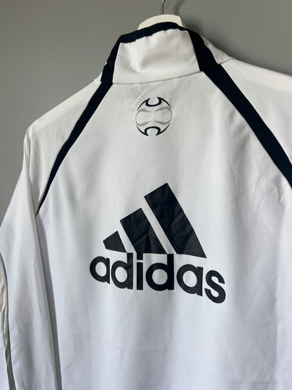 Real Madrid Teamgeist Jacket 2006x2021 White Soccer Adidas HA2537 Mens Size M