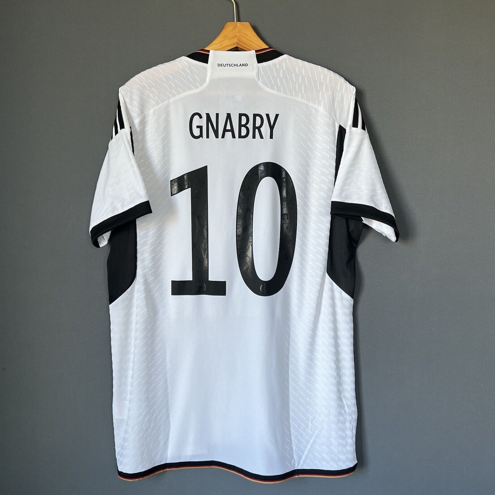 Gnabry Germany Jersey 2022 Home Authentic Large Mens Football Shirt Adidas