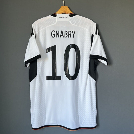 Gnabry Germany Jersey 2022 Home Authentic Large Mens Football Shirt Adidas