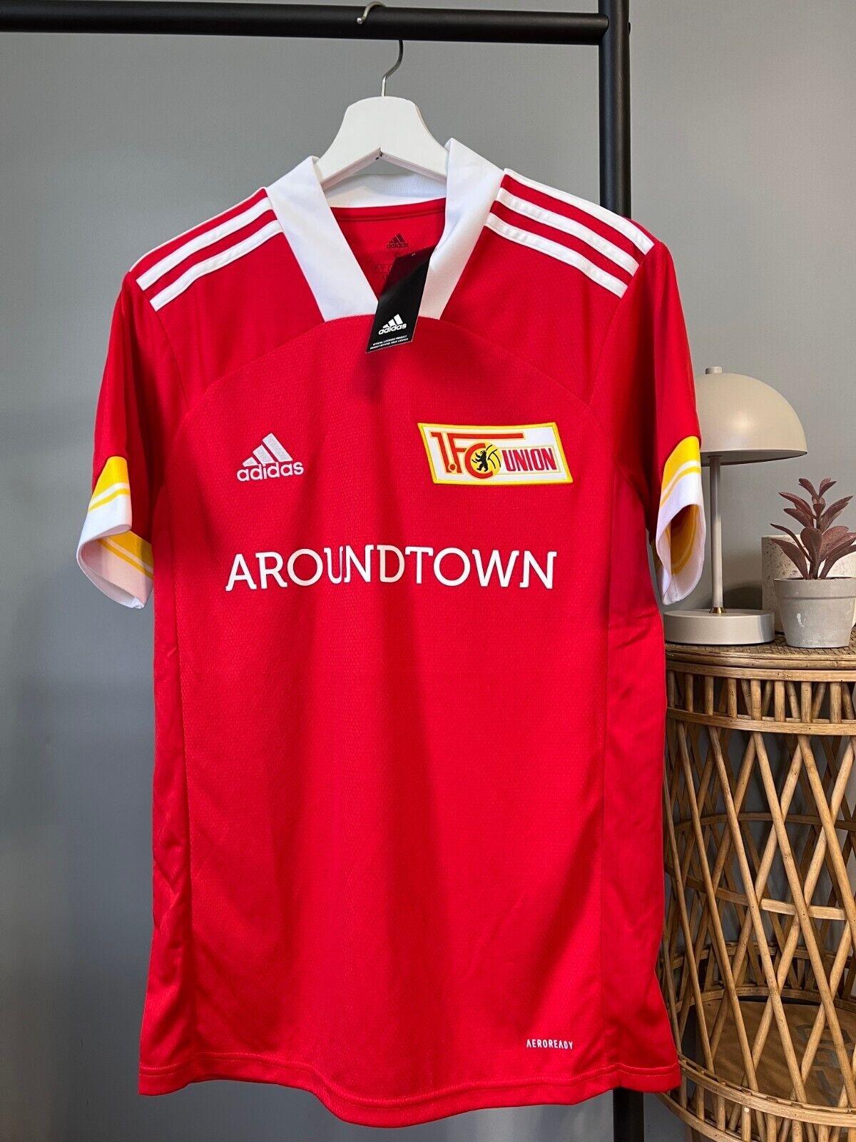 1. FC Union Berlin Jersey 20/21 Home Soccer Football Shirt Adidas Mens Size S