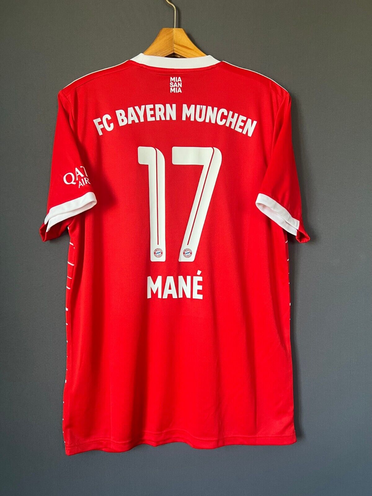 MANE BAYERN MUNICH JERSEY 22/23 HOME LARGE MENS SOCCER SHIRT ADIDAS H39900