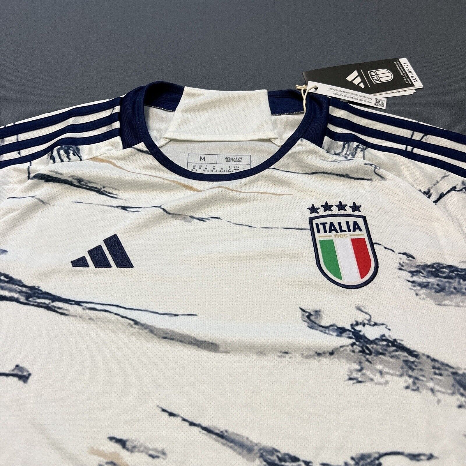 Italy Jersey Team 2023 Away Womens Soccer Football Shirt Adidas HT1615 Size M