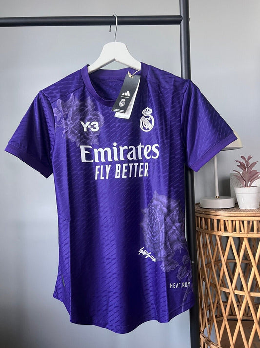 Real Madrid Jersey 23/24 Fourth Soccer Shirt IN4273 Adidas Y-3 Womens Size XS