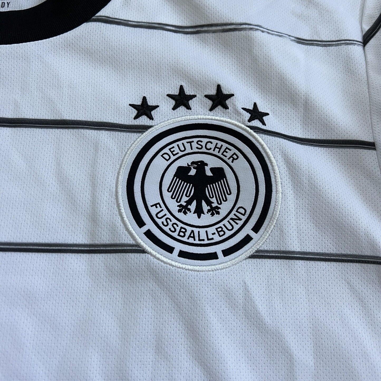 Germany Jersey Home 2019-2021 EH6105 Adidas Mens Football Shirt Size L