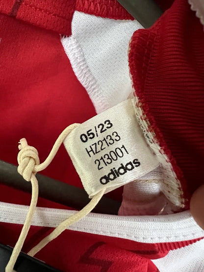 Rice Arsenal Jersey 23/24 Home Soccer Shirt HR6929 Adidas Boys Size XL