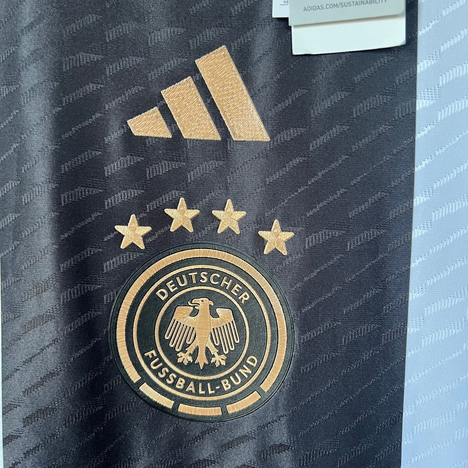 Musiala Germany Jersey 2022 Home Authentic Small Mens Football Shirt Adidas