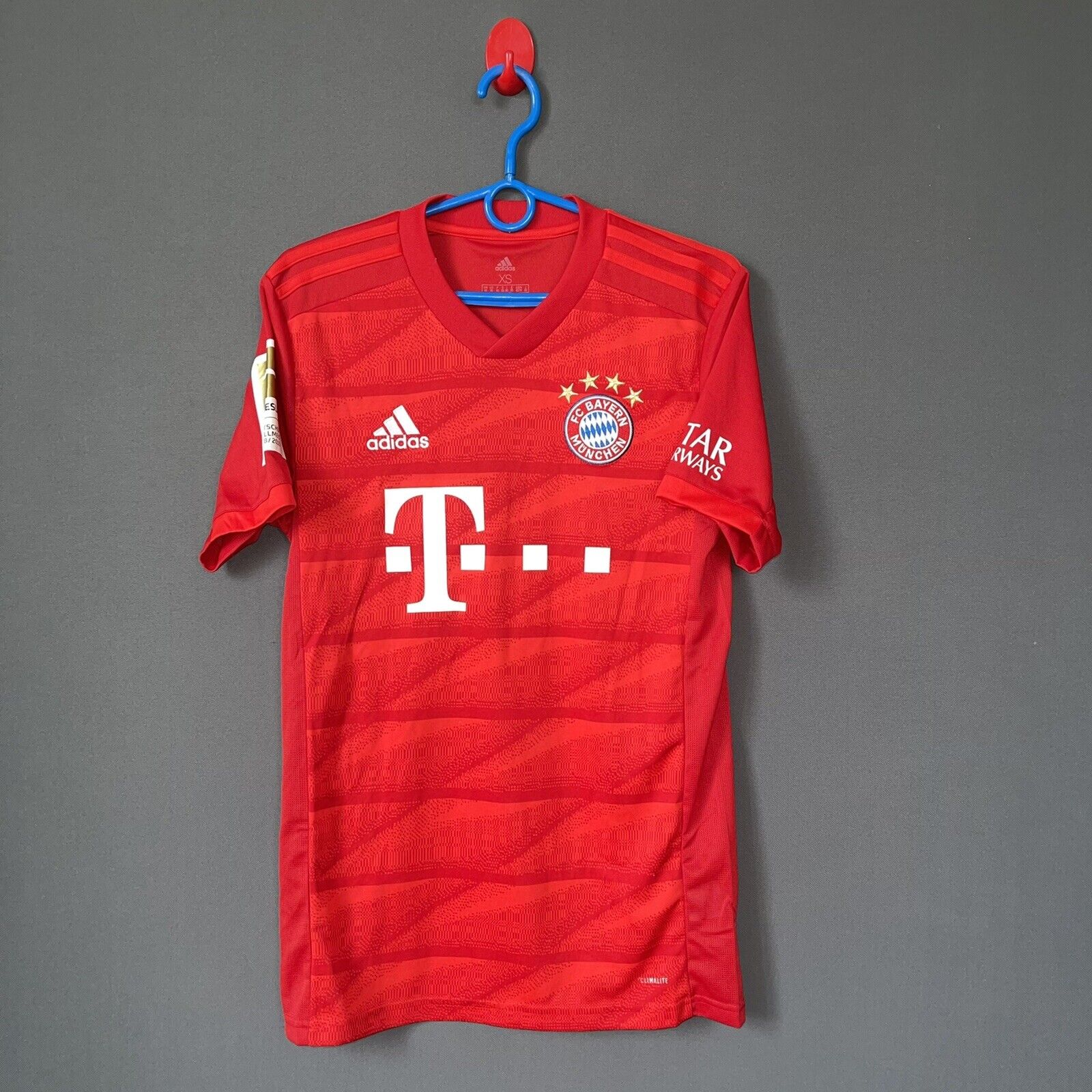 Tolisso Bayern Munich Jersey 2020 Home Sz XS Mens Football Soccer Adidas DW7410