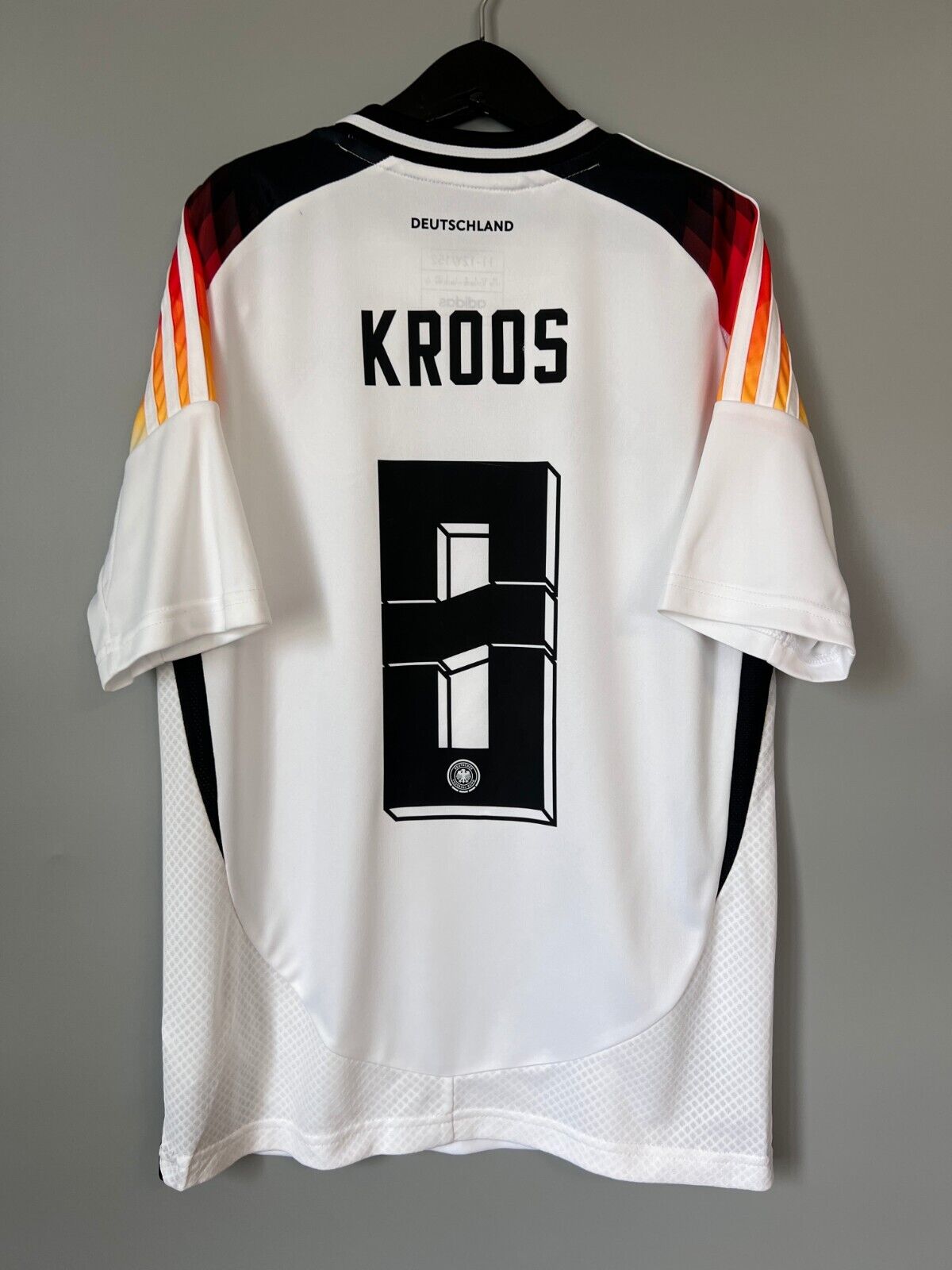 Kroos Germany Jersey 2024 Home Soccer Football Adidas DFB IP6130 Boys Size M