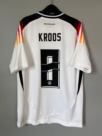 Kroos Germany Jersey 2024 Home Soccer Football Adidas DFB IP6130 Boys Size M