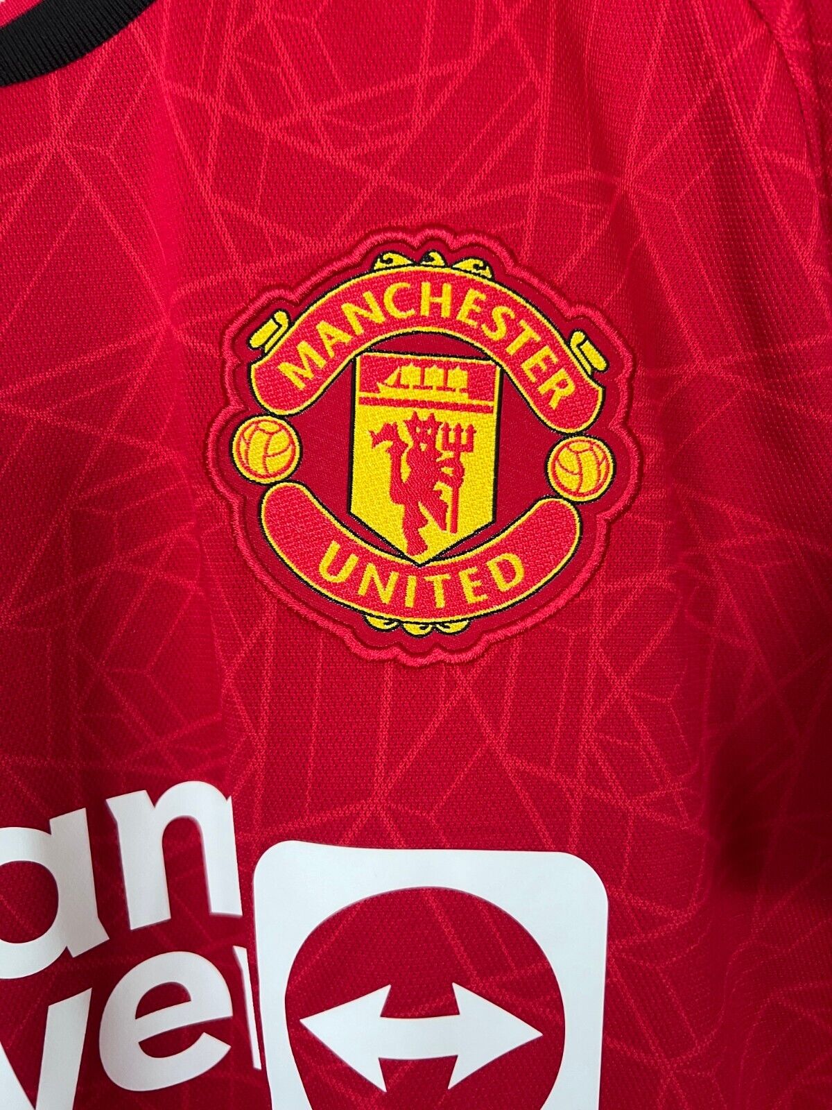 Manchester United Jersey 23/24 Home Mens Soccer Shirt IP1726 Adidas Size M