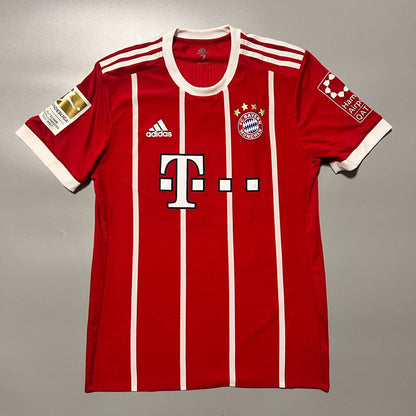 Bayern Munich Jersey 2017/18 Home Match Worn Mens Size 7 Football Shirt Adidas