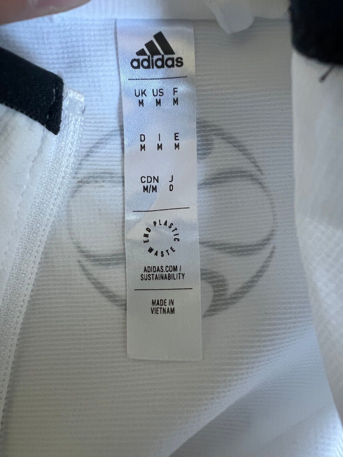 Real Madrid Jacket Teamgeist 2006x2021 White Soccer Adidas HA2537 Mens Size M