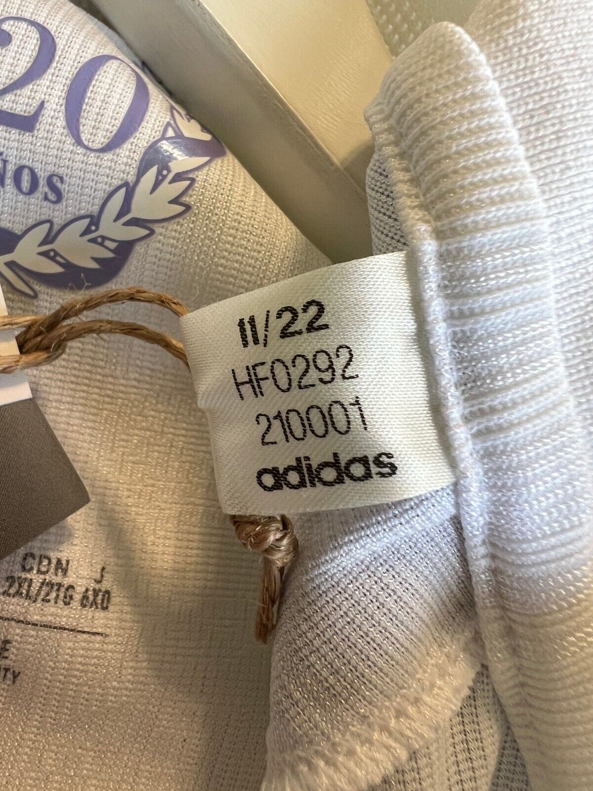 Real Madrid Jersey 22/23 Home Authentic Soccer Shirt HF0292 Adidas Mens Size XXL