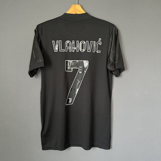 Vlahovic Juventus Jersey 2021 2022 Away Mens Soccer Shirt Small GS1438 Adidas