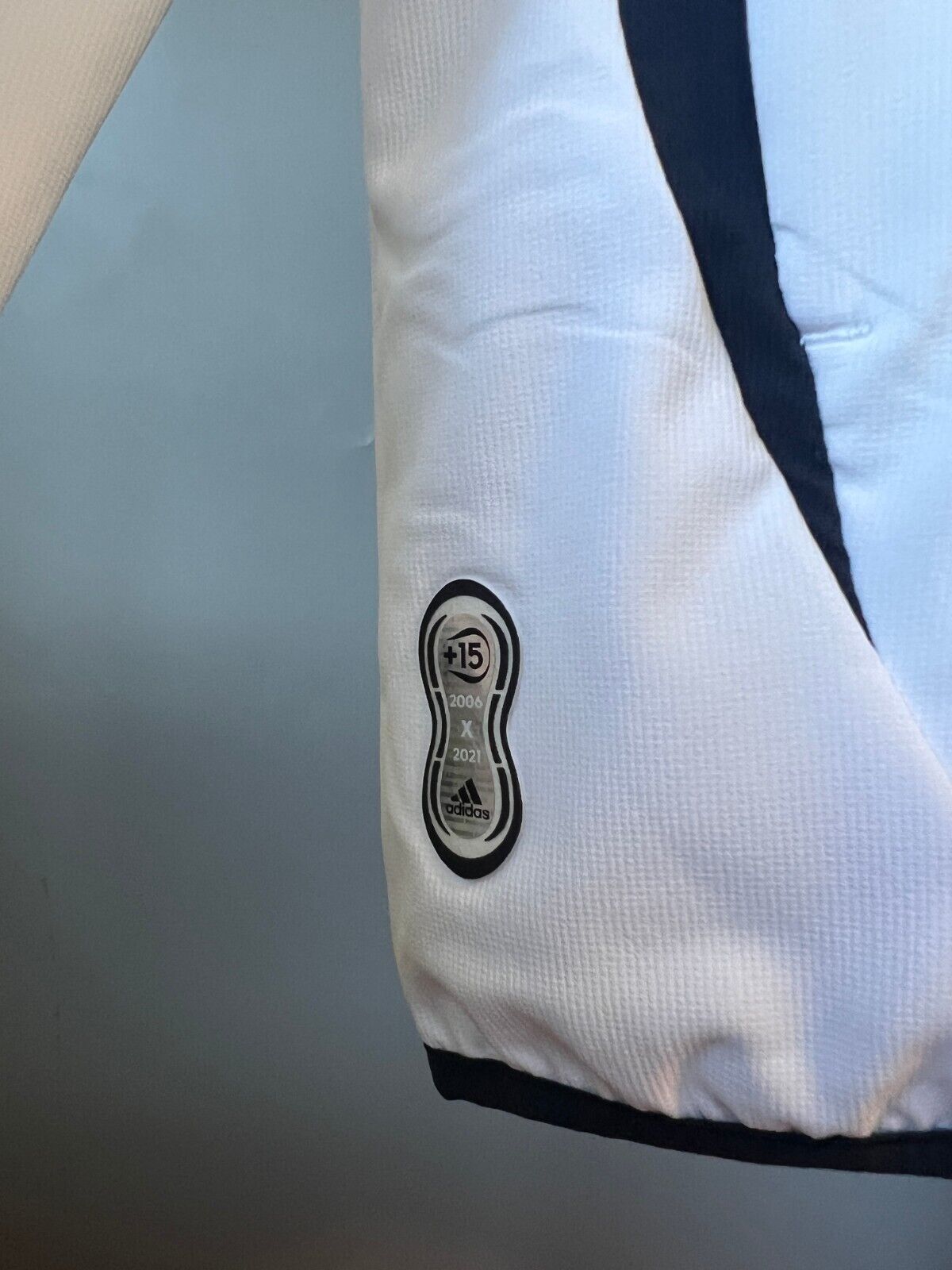 Real Madrid Teamgeist Jacket 2006 x 2021 White Soccer Adidas HA2537 Mens Size M