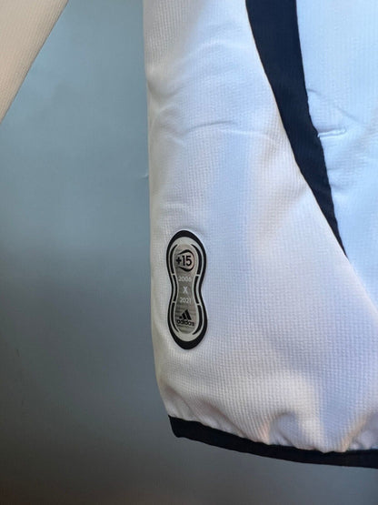 Real Madrid Teamgeist Jacket 2006 x 2021 White Soccer Adidas HA2537 Mens Size M