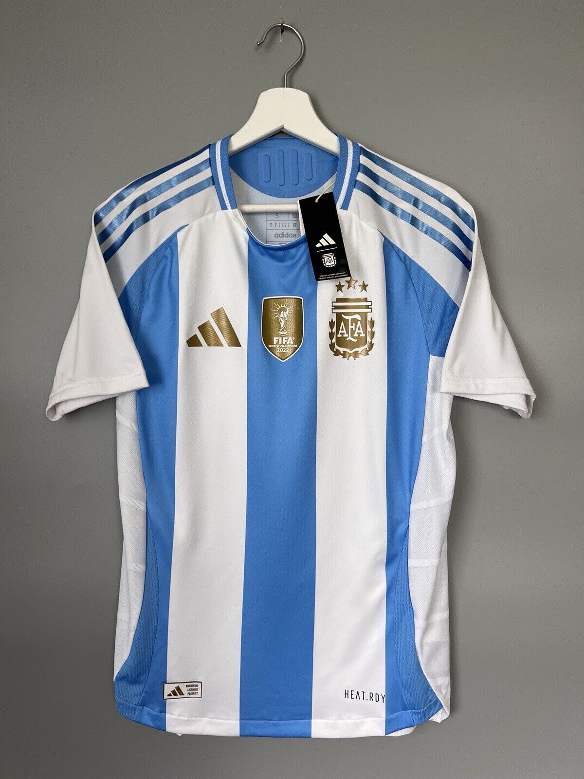 Argentina Jersey 2024 Home Authentic Soccer Shirt IP8388 Adidas Mens Size S