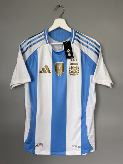 Argentina Jersey 2024 Home Authentic Soccer Shirt IP8388 Adidas Mens Size S
