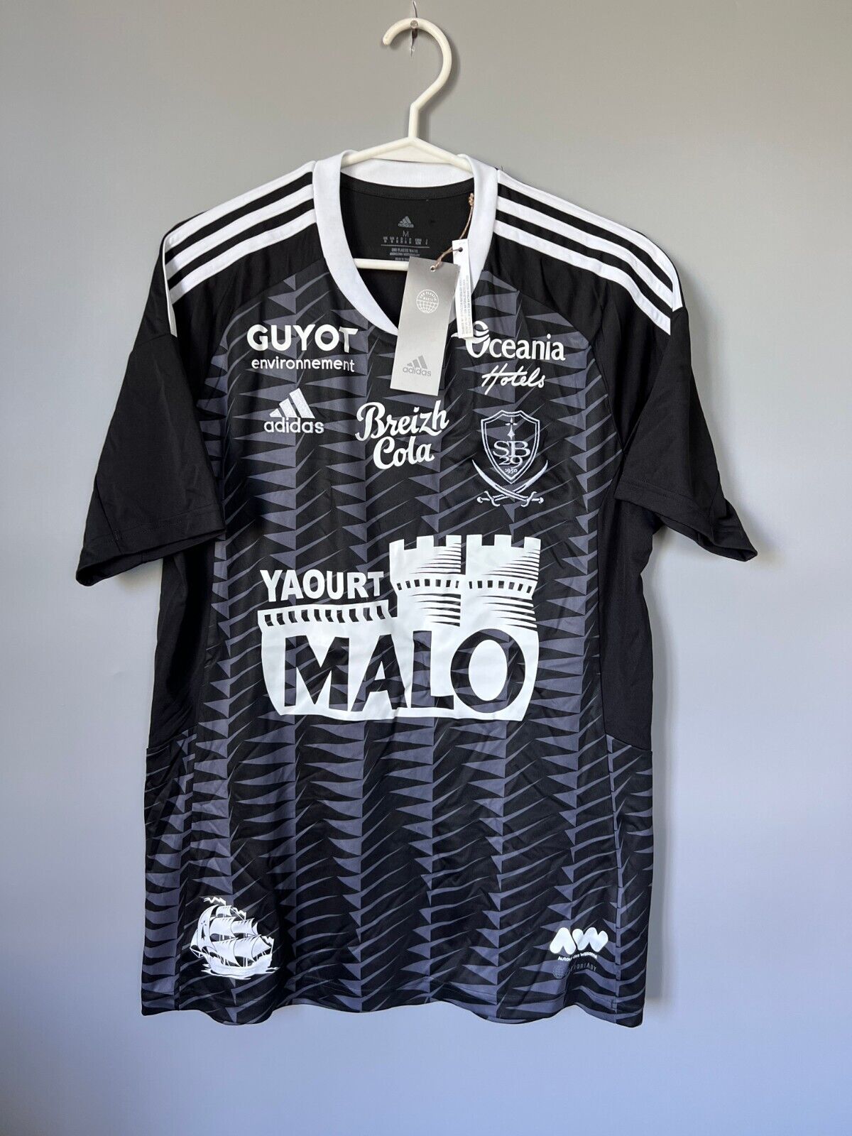 Stade Brestois Brest 29 Jersey 22/23 Third Mens Soccer Shirt Adidas Size M