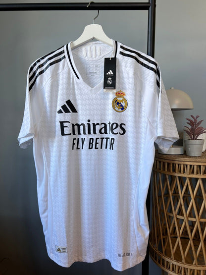 Real Madrid Jersey 24/25 Home Player Issue Soccer Shirt IX8095 Adidas Size L