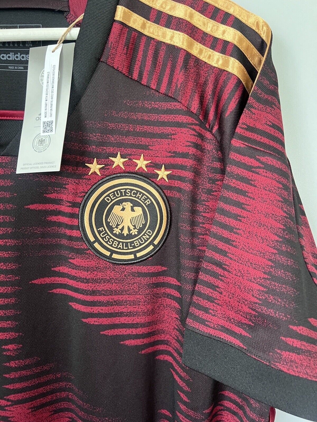 Germany Jersey 2023 Away Football Soccer Shirt HJ9604 Adidas Mens Size XL