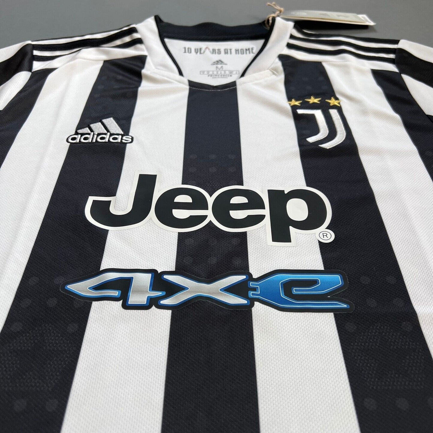Juventus Jersey 2021-2022 Home Mens Soccer Shirt Size M GS1442 Adidas