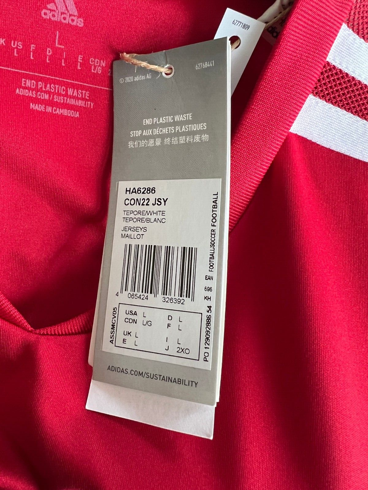 Union Berlin Jersey Training Soccer Football Shirt Adidas Mens Size L