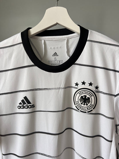 Germany Jersey 2020 Home Authentic Soccer Shirt Adidas EH6104 Mens Size S