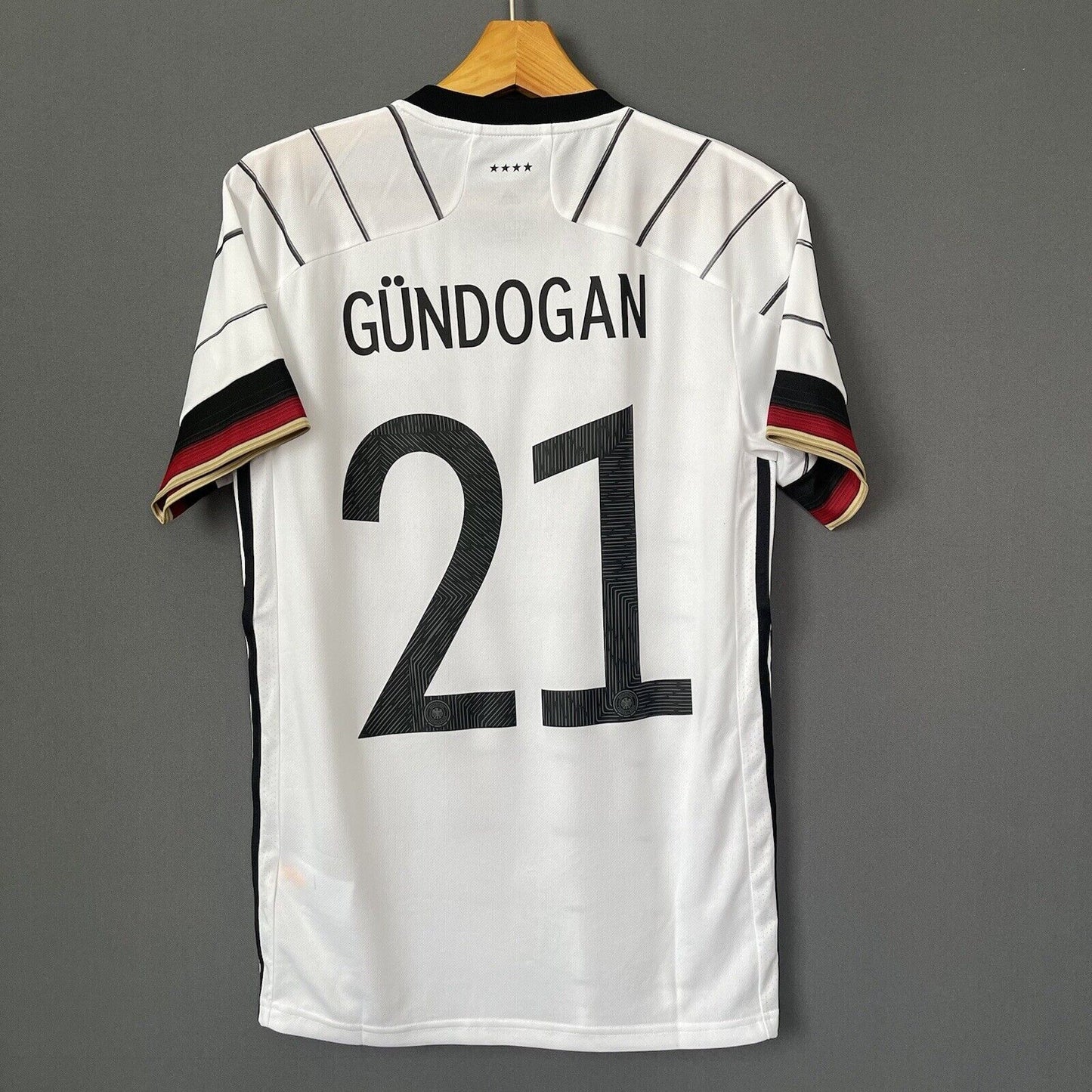 GUNDOGAN GERMANY JERSEY 2021 HOME SMALL MENS FOOTBALL SOCCER SHIRT ADIDAS EH6105
