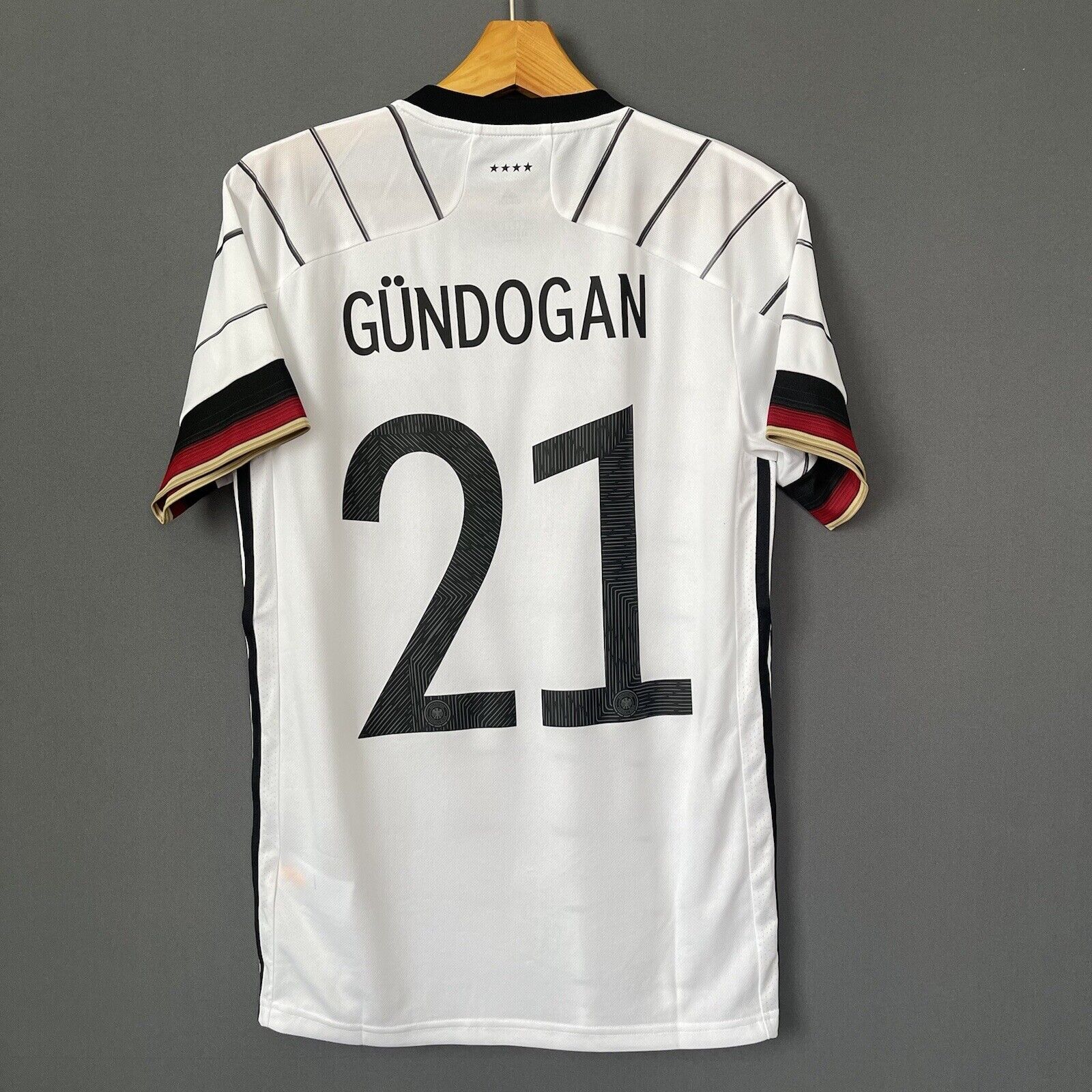 GUNDOGAN GERMANY JERSEY 2021 HOME SMALL MENS FOOTBALL SOCCER SHIRT ADIDAS EH6105