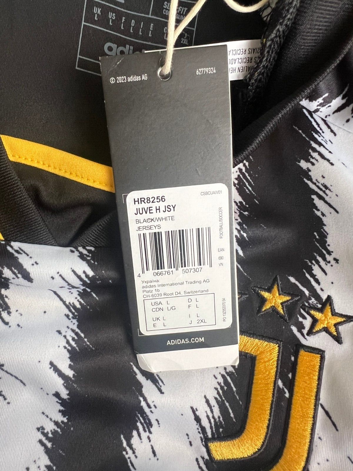 Juventus Jersey 23/24 Home Football Soccer Shirt Adidas HR8256 Mens Size L