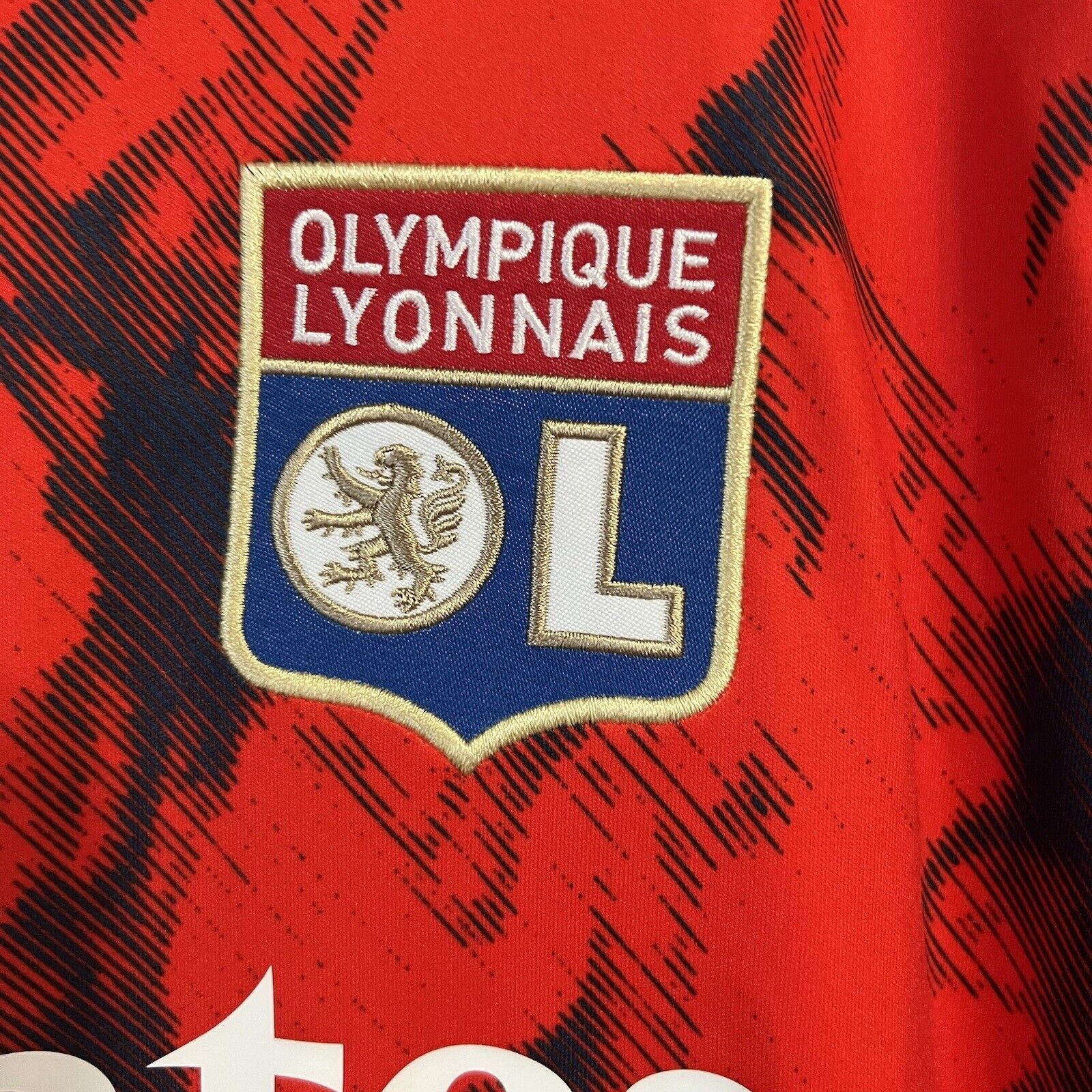 Olympique Lyon Jersey 22/23 Away Small Mens Soccer Shirt HC0967 Adidas