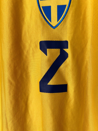 Sweden Jersey 2022 Home Soccer Football Shirt Adidas HD9423 Mens Size S