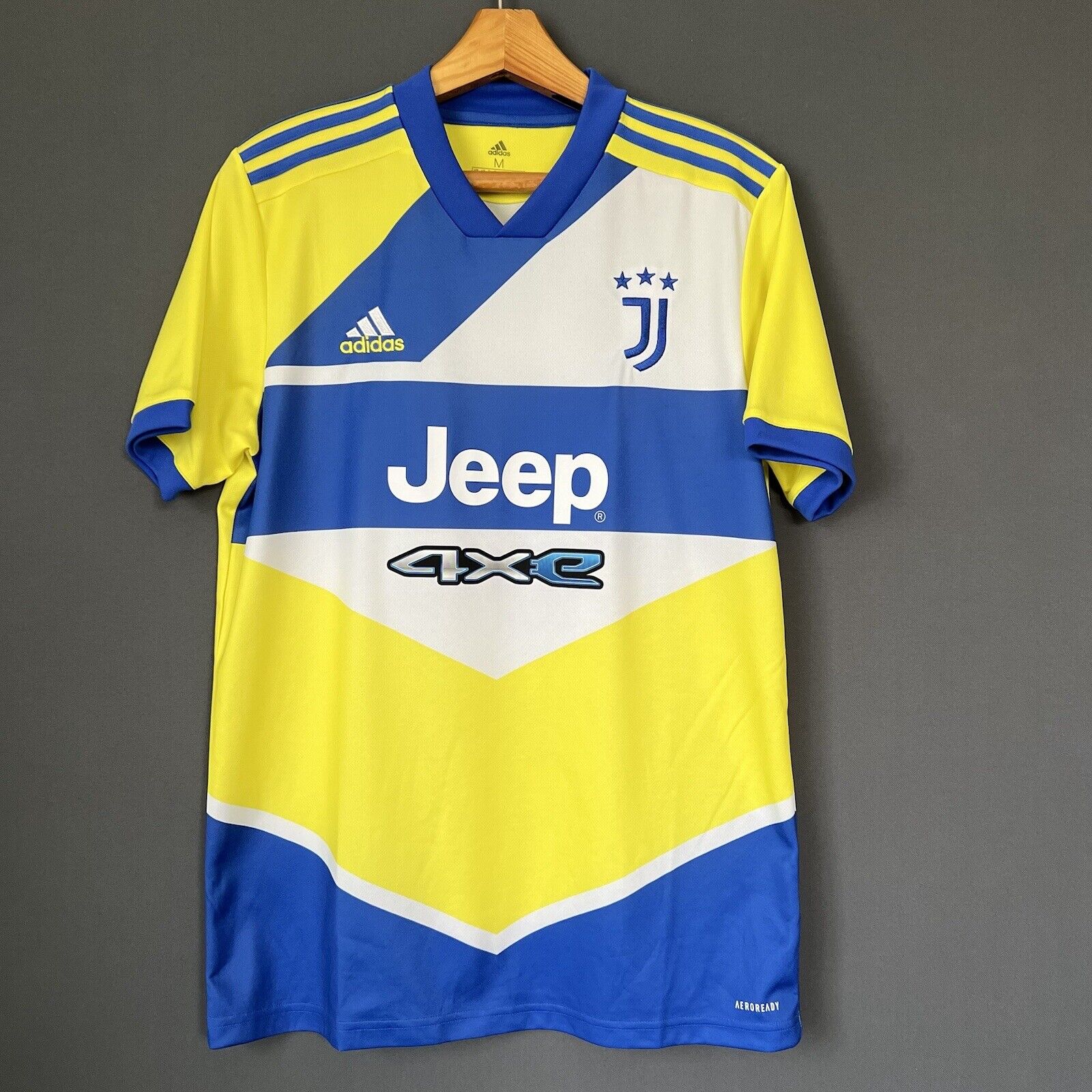 JUVENTUS JERSEY 2021-22 THIRD SIZE M MENS FOOTBALL SOCCER SHIRT ADIDAS GS1439