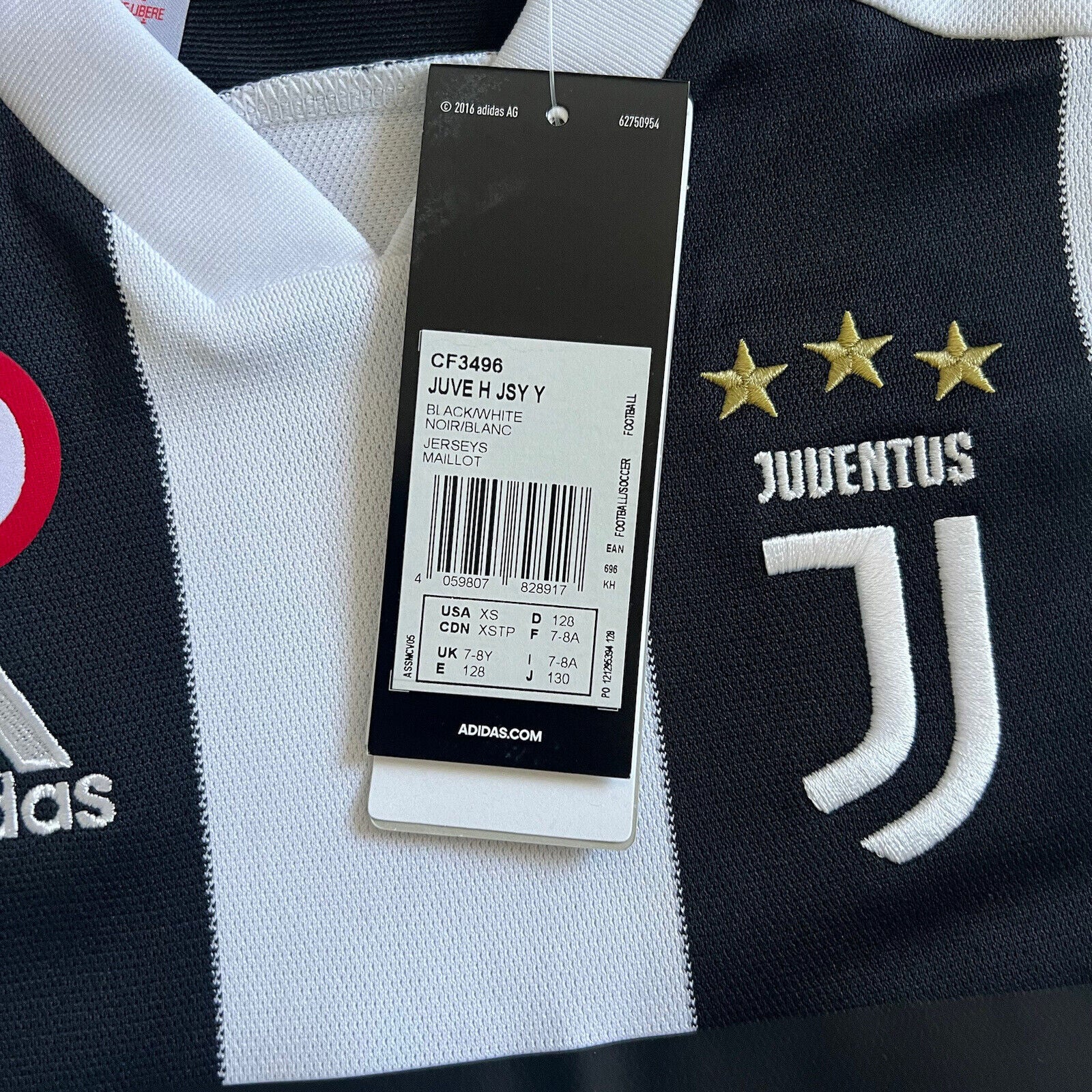 Dybala Juventus Jersey 2018-19 Home XS 7-8Y Boys Football Shirt Maillot Adidas
