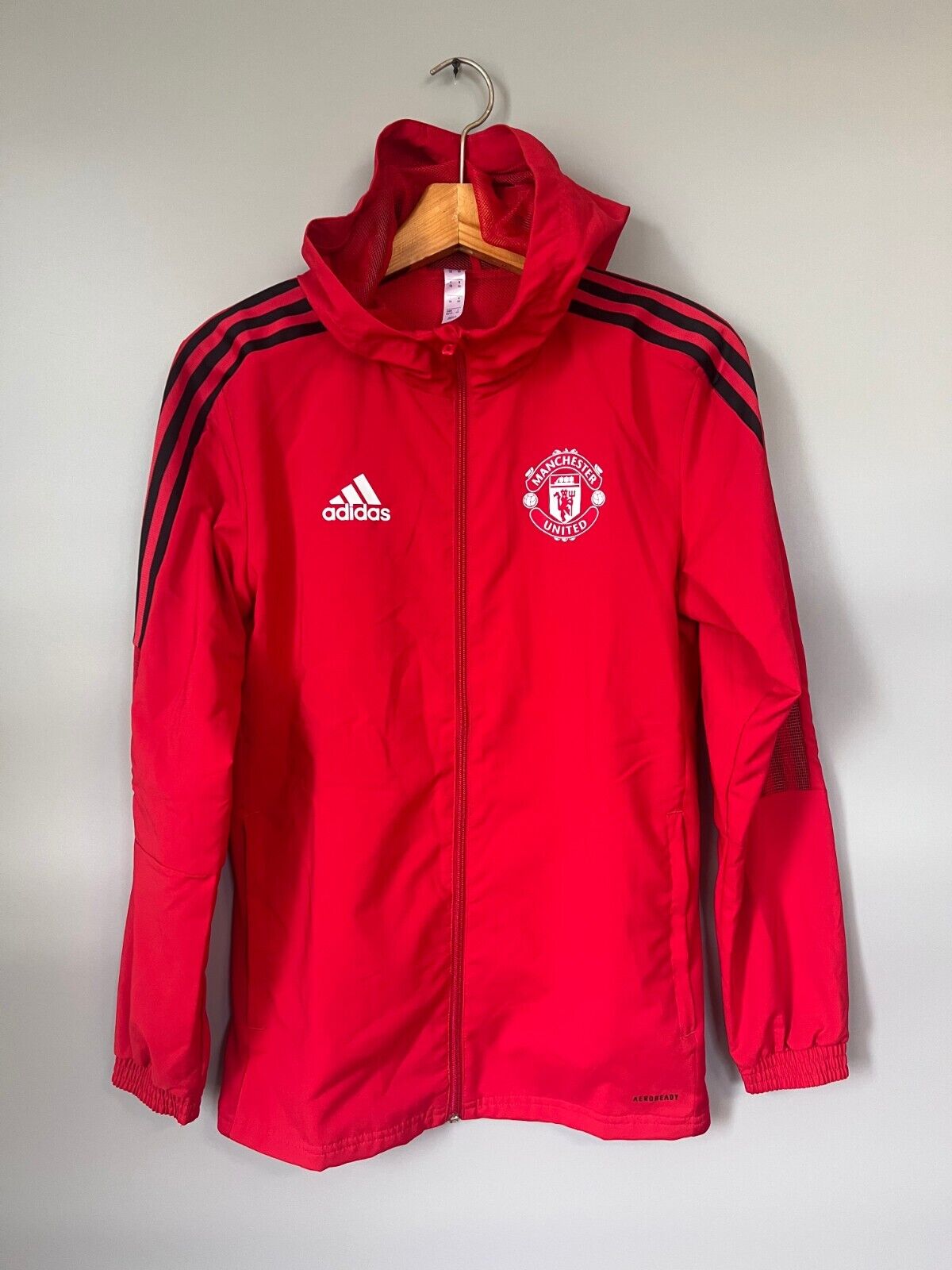 Manchester United Jacket Presentation H63966 Adidas Football Soccer Mens Size XS