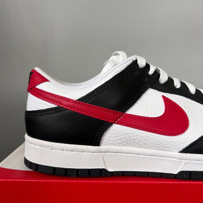Nike Dunk Low Retro Red Swoosh Panda FB3354-001 Mens New