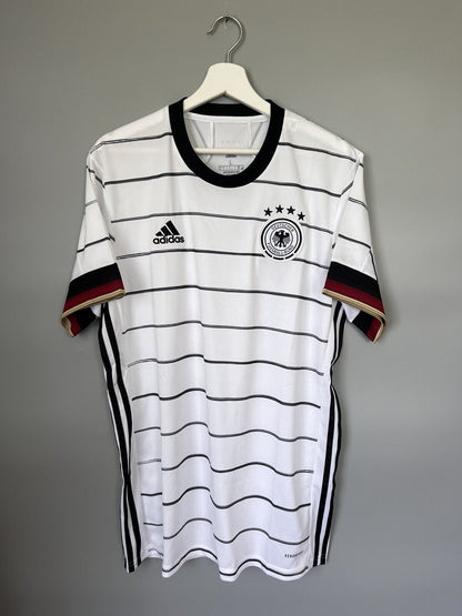 Germany Jersey 2020 Home Soccer Football Shirt Adidas EH6105 Mens Size L