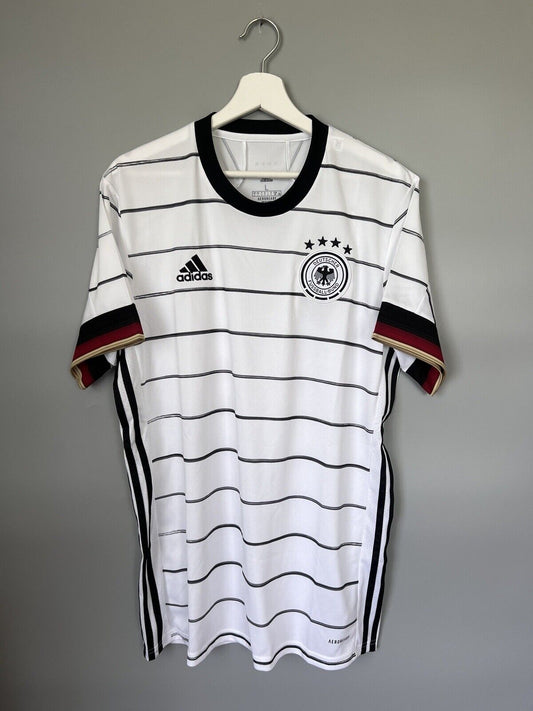 Germany Jersey 2020 Home Soccer Football Shirt Adidas EH6105 Mens Size L
