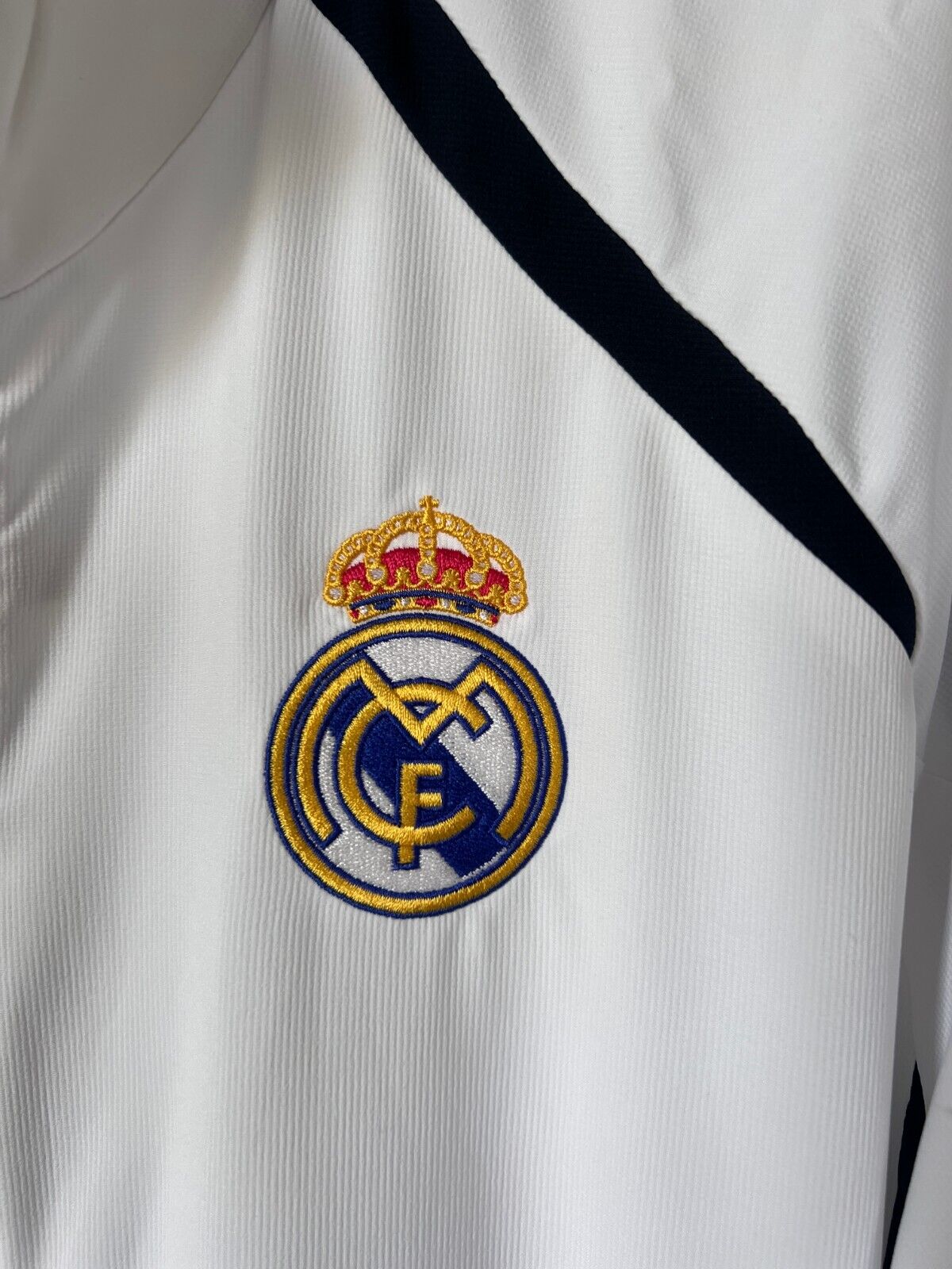 Real Madrid Teamgeist Jacket 2006x2021 White Soccer Adidas HA2537 Mens Size 2XL