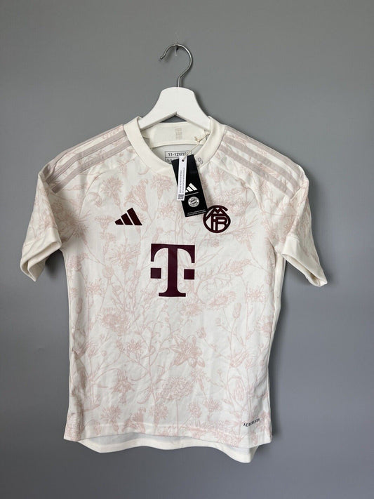 Bayern Munich Jersey 23/24 Third Soccer Shirt Trikot IB1506 Adidas Boys Size M
