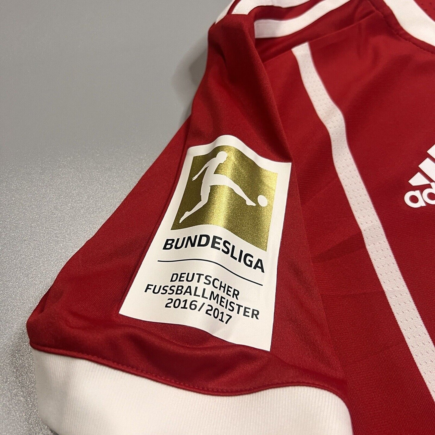Bayern Munich Jersey 2017/18 Home Match Worn Mens Size 7 Football Shirt Adidas