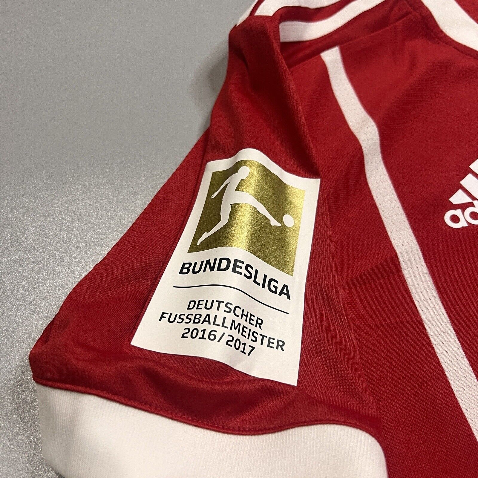 Bayern Munich Jersey 2017/18 Home Match Worn Mens Size 7 Football Shirt Adidas