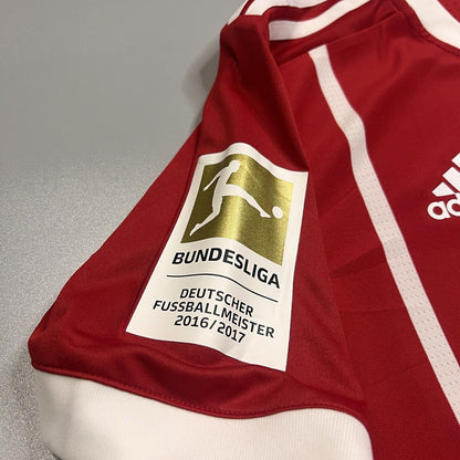 Bayern Munich Jersey 2017/18 Home Match Worn Mens Size 7 Football Shirt Adidas
