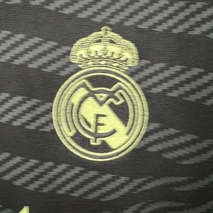 Vini Jr Real Madrid Jersey 2022-2023 Third Sz M Mens Soccer Shirt HI1656 Adidas