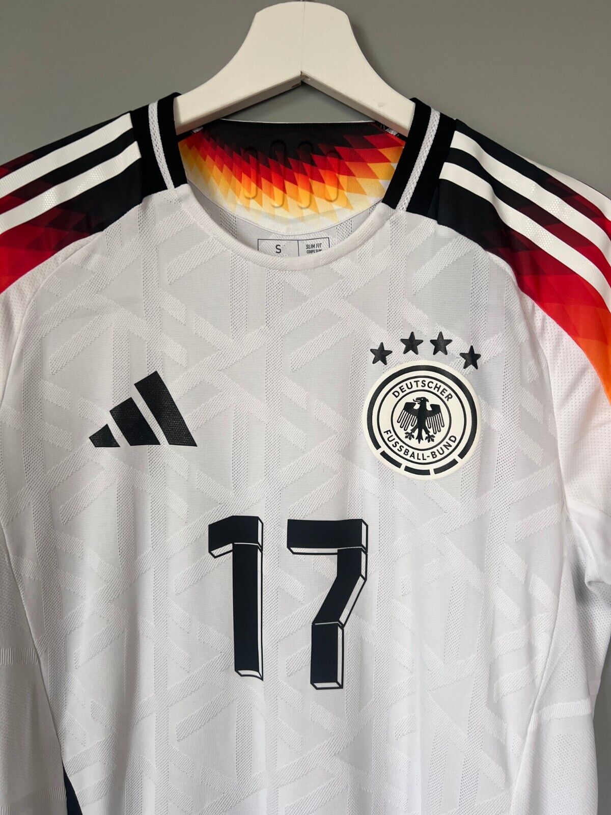 Wirtz Germany Jersey 2024 Home HEAT.RDY Soccer Shirt Adidas IZ1620 Mens Size S